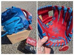 11.5 RAWLINGS Heart of the Hide CUSTOM Wing Tip Infield Glove PRO204W-2 + Bag