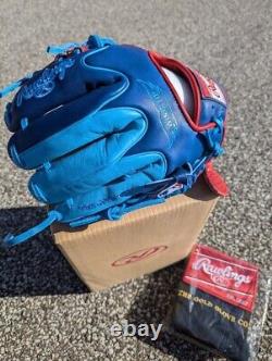 11.5 RAWLINGS Heart of the Hide CUSTOM Wing Tip Infield Glove PRO204W-2 + Bag