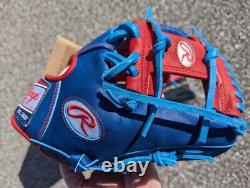 11.5 RAWLINGS Heart of the Hide CUSTOM Wing Tip Infield Glove PRO204W-2 + Bag