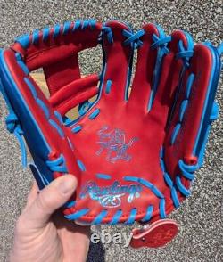 11.5 RAWLINGS Heart of the Hide CUSTOM Wing Tip Infield Glove PRO204W-2 + Bag