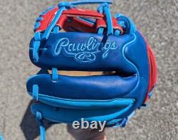 11.5 RAWLINGS Heart of the Hide CUSTOM Wing Tip Infield Glove PRO204W-2 + Bag