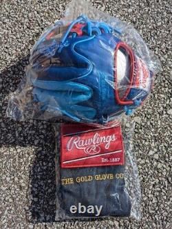 11.5 RAWLINGS Heart of the Hide CUSTOM Wing Tip Infield Glove PRO204W-2 + Bag