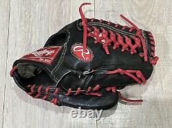 12 Inch Rawlings Pro Preferred PROS12MTKB Pitcher/Infield Glove USED