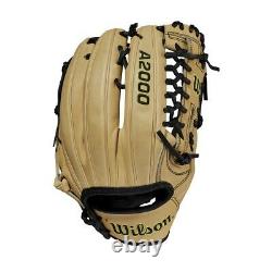 2022 Wilson A2000 A12 Pitcher Outfield Glove 12 WBW10009212 Blonde Baseball RHT