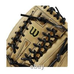 2022 Wilson A2000 A12 Pitcher Outfield Glove 12 WBW10009212 Blonde Baseball RHT