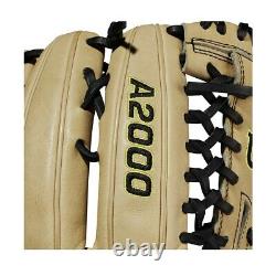 2022 Wilson A2000 A12 Pitcher Outfield Glove 12 WBW10009212 Blonde Baseball RHT