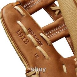 2023 Wilson A2000 1912SS Model 12 Infield Baseball Glove Cross Web with 3X Lace