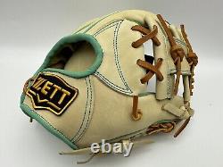 2025 ZETT TOP PRO Model 11.5 Infield Baseball Glove Cream H-Web RHT Limited