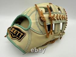 2026 ZETT TOP PRO Model 12 Infield Baseball Glove Cream Cross RHT Limited
