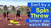 4 Keys For Infield Spin Throws Baseball Fielding Tips