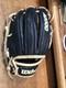 $400r Wilson A2000 1786 Superskin 11.5 Inch Pro Issue Infield Glove. Rh. Black/t