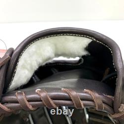 ATOMS Infielder Glove 11.25 RHT D. Brown European Steer Leather Japan LIMITED