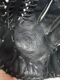 Baseball Glove Black Leather Pro Model Cowhide Alemeds Infielders Glove. HB5000