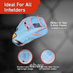 Baseball Glove Infield 44 Pro Steer Premium Leather Right Hand Throw Fielding