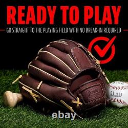 Baseball Gloves RTP Pro Adult + Kids Baseball Mitt Outfield + Infield Gloves