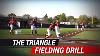 Baseball Infield Skills And Drills The Triangle Drill Ball State University Coach Rich Maloney