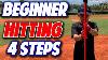 Coaching Beginner Baseball Basic Hitting 4 Easy Steps Pro Speed Baseball