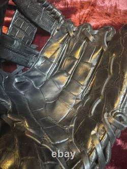 Glovesmith Pro Gator Baseball Glove 11.5 100% Real Alligator Leather RHT INF