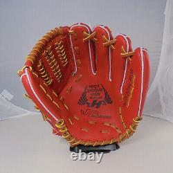 HATAKEYAMA Pro Red Lobster Leather Right-Hand Thrower Pitcher Baseball Glove