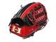 Hi-gold Japan Steerhide 11.5 Inch Infielder Glove Black/red