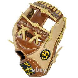 Heritage-Pro Buckler baseball, H1156WC 11.5 RHT Infield Glove Walnut/Camel