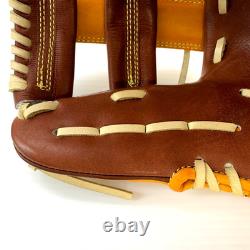JB WAGYU 11.2 Infielder Brown Japanese Kip Leather Pro Model RHT BaseBall Glove