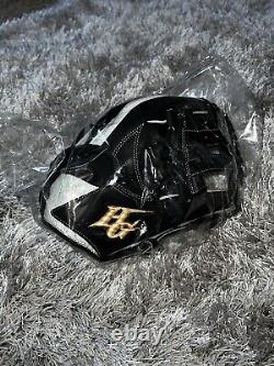 Japan Hi-Gold Pro Order 11.5 Infield Baseball Glove Black Shine Silver RHT