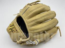 Japan Hi-Gold Pro Order 11.5 Infield Baseball Glove Cream H-Web LHT Limited