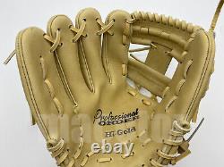 Japan Hi-Gold Pro Order 11.5 Infield Baseball Glove Cream H-Web LHT Limited