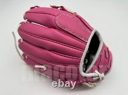 Japan Hi-Gold Pro Order 11.5 Infield Baseball Glove Pink H-Web RHT Fire Model