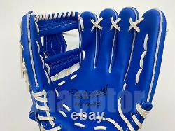 Japan Hi-Gold Pro Order 11.75 Infield Baseball / Softball Glove Blue RHT Gift