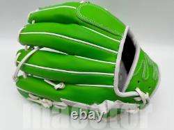 Japan Hi-Gold Pro Order 12 Infield Baseball Glove Bright Green H-Web RHT