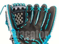 Japan Hi-Gold Pro Order 12 Infield Baseball Glove Elephant Print Black RHT Rare