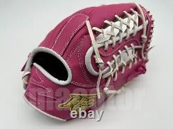 Japan Hi-Gold Pro Order 13 Infield Baseball Glove Red Gold T-Web RHT Limited