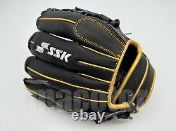Japan SSK Special Pro Order 11.5 Infield Baseball Glove Black Gold H-Web RHT