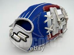 Japan SSK Special Pro Order 11.5 Infield Baseball Glove Blue Red H-Web RHT