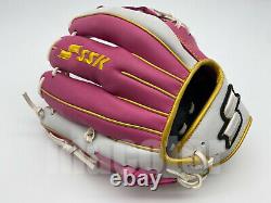 Japan SSK Special Pro Order 11.5 Infield Baseball Glove Pink White RHT SALE New