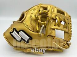 Japan SSK Special Pro Order 11.5 Infield Baseball Glove Pure Gold H-Web RHT