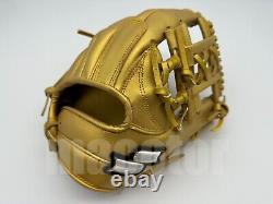 Japan SSK Special Pro Order 11.5 Infield Baseball Glove Pure Gold H-Web RHT