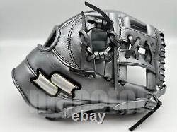 Japan SSK Special Pro Order 11.5 Infield Baseball Glove Pure Silver H-Web RHT
