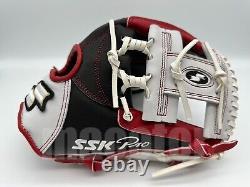 Japan SSK Special Pro Order 11.5 Infield Baseball Glove Red White H-Web RHT