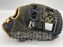 Japan SSK Special Pro Order 11.75 Infield Baseball Glove Black Gold RHT Gift