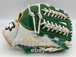 Japan SSK Special Pro Order 11.75 Infield Baseball Glove Green White Nets RHT