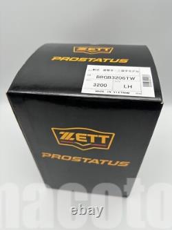Japan ZETT PRO STATUS 11.6 Infield Baseball Glove Cream Black RHT NPB KENDA