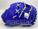 Japan Zett Pro Model 12 Infield Baseball Glove Blue Grey H-web Rht Gift Sale
