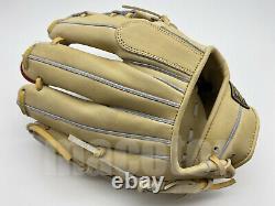 Japan ZETT Special Pro Order 11.5 Infield Baseball Glove Cream H-Web RHT Gift
