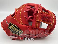 Japan ZETT Special Pro Order 11.5 Infield Baseball Glove Red H-Web RHT GIFT
