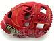 Japan Zett Special Pro Order 11.5 Infield Baseball Glove Red H-web Rht Gift