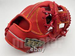 Japan ZETT Special Pro Order 11.5 Infield Baseball Glove Red H-Web RHT GIFT