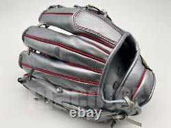 Japan ZETT Special Pro Order 11.5 Infield Baseball Glove Silver H-Web RHT LTD